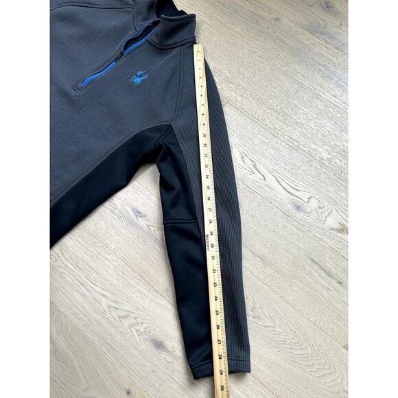 Spyder Gray Tech‎ Knit-waffle Fleece Pullover- Size Large - Picture 12 of 12